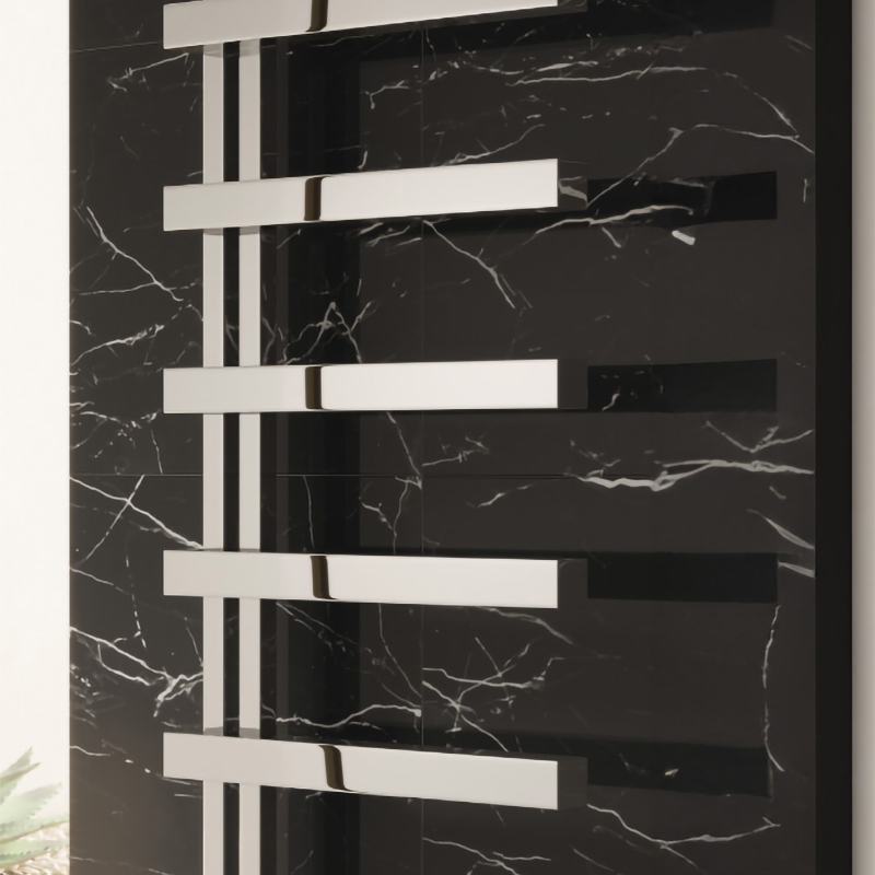 Reina Piazza Stainless Steel Designer Heated Towel Rail