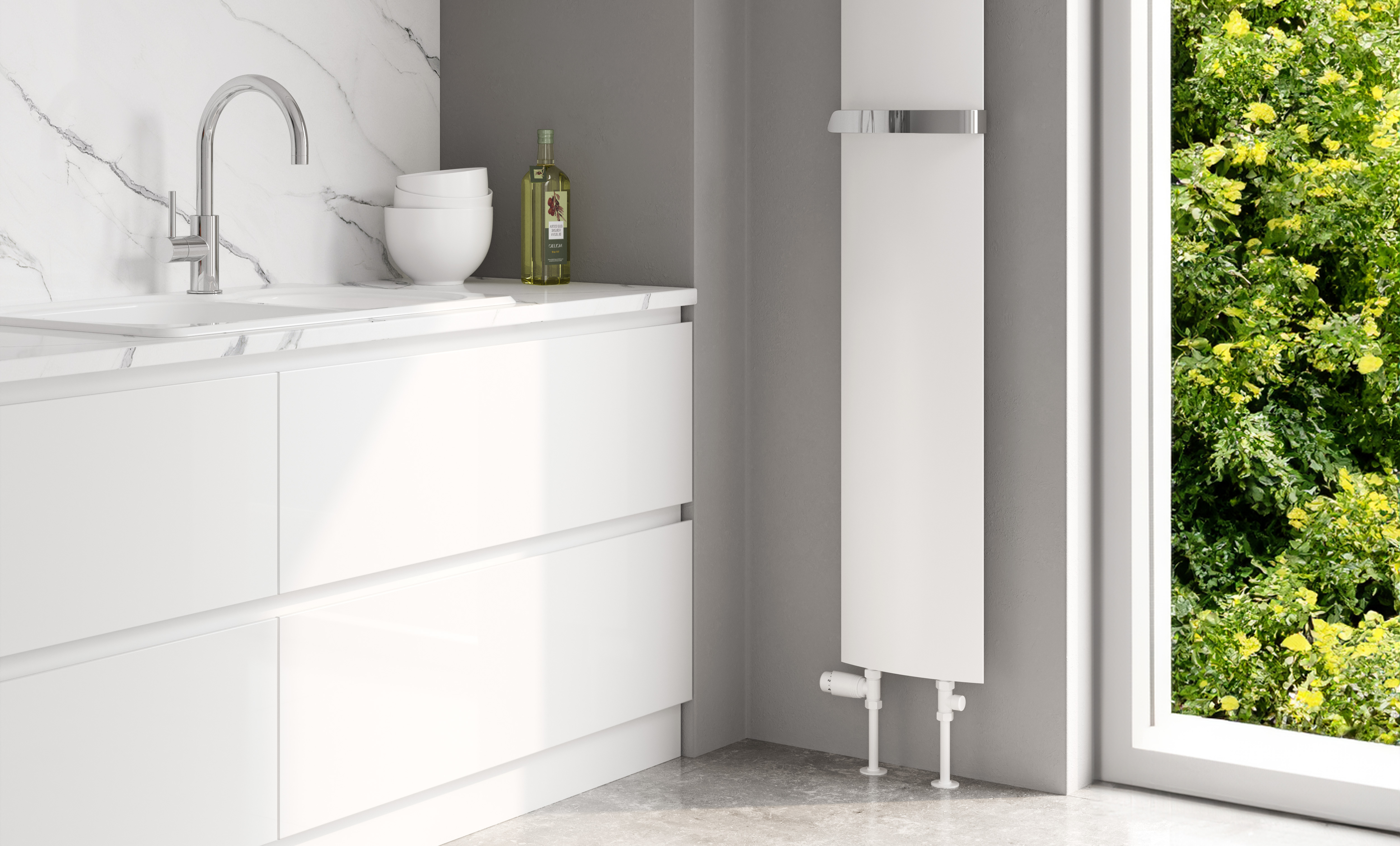 Reina Picoli Vertical Designer Aluminium Radiator