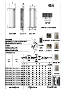 Reina Nerox Vertical And Horizontal Double Installation Guide