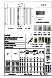 Reina Nerox Vertical And Horizontal Single Installation Guide