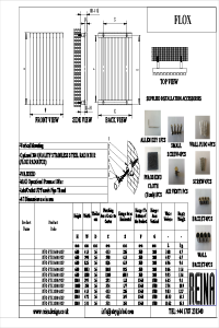 Reina Flox Single Vertical And Horizontal Installation Guide