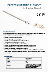 Reina Standard Element Installation Guide