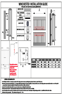 Reina Winchester Installation Guide